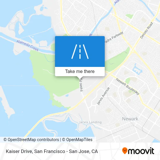 Kaiser Drive map