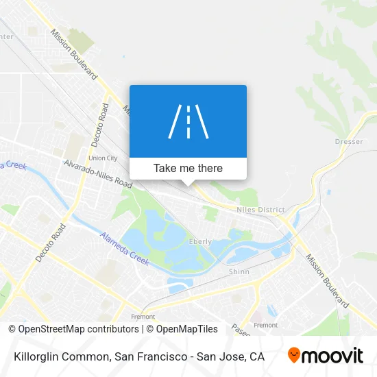 Mapa de Killorglin Common