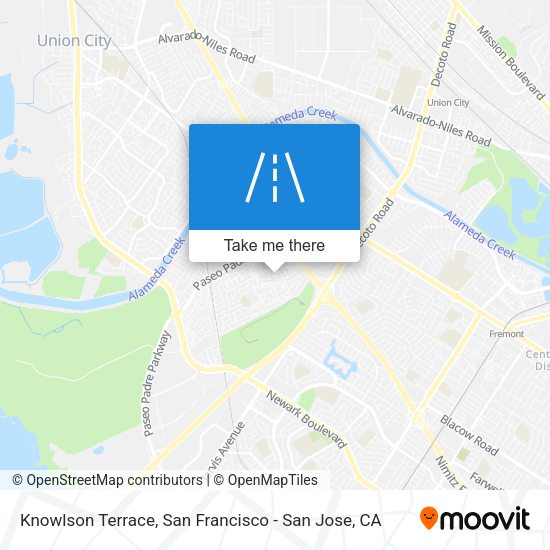 Mapa de Knowlson Terrace