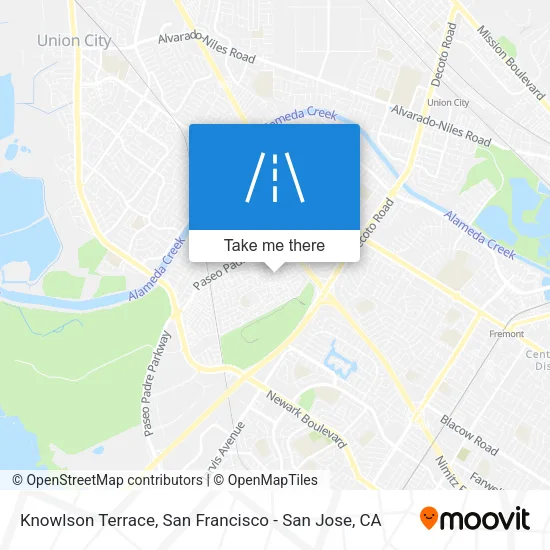 Mapa de Knowlson Terrace