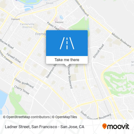 Mapa de Ladner Street