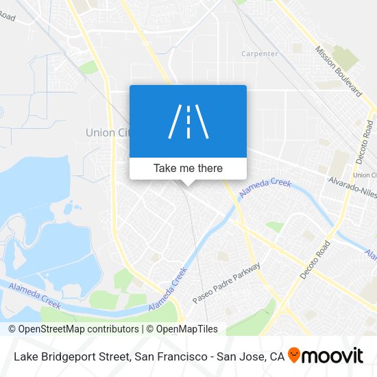 Mapa de Lake Bridgeport Street