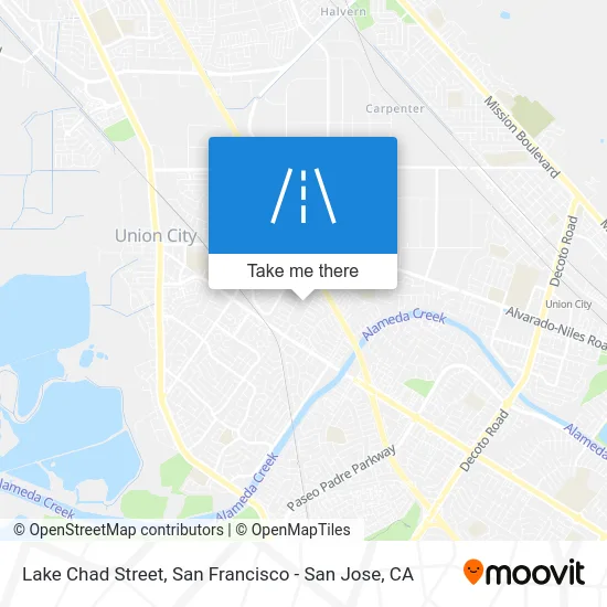 Lake Chad Street map