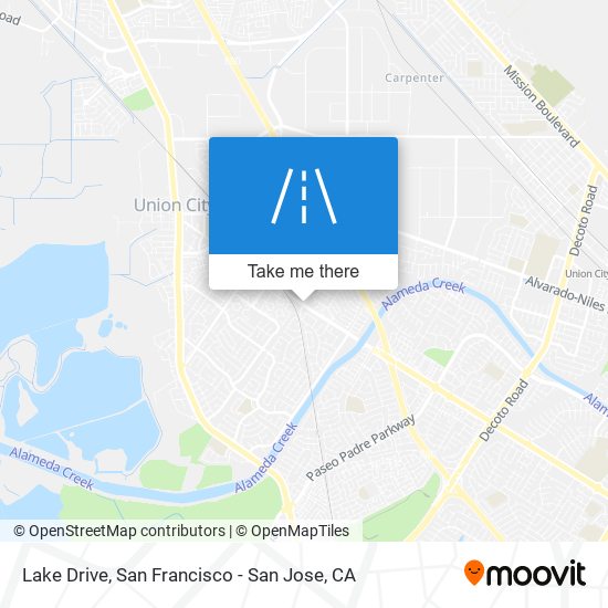 Lake Drive map