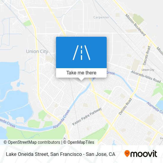 Lake Oneida Street map