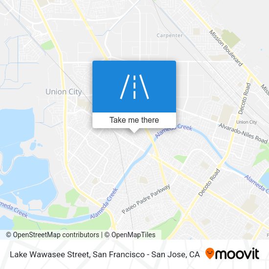 Mapa de Lake Wawasee Street