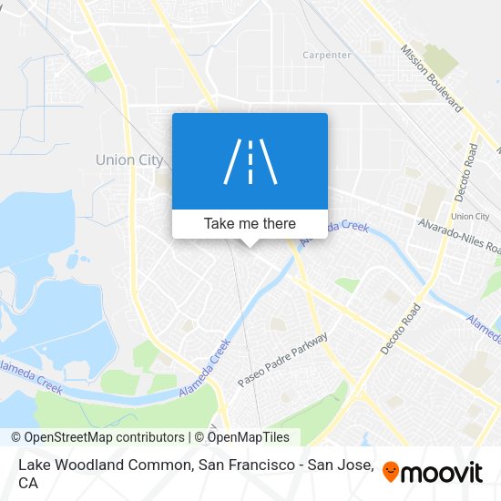 Lake Woodland Common map