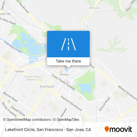 Mapa de Lakefront Circle
