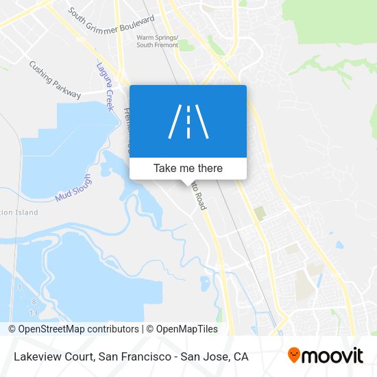 Mapa de Lakeview Court