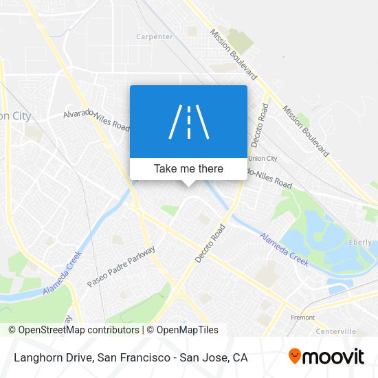 Mapa de Langhorn Drive