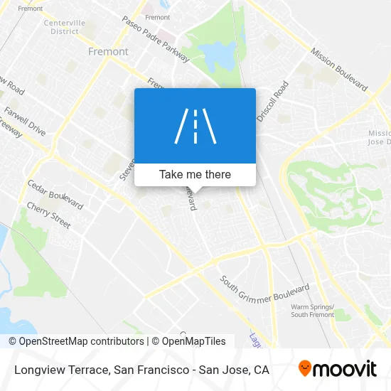 Longview Terrace map