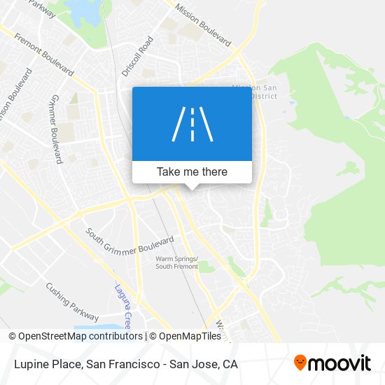 Lupine Place map