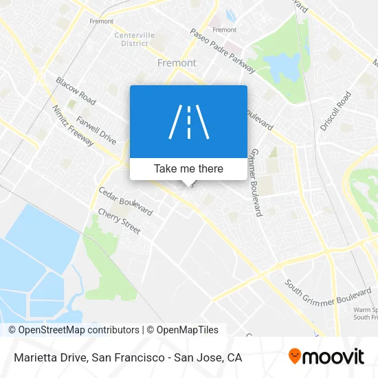 Marietta Drive map