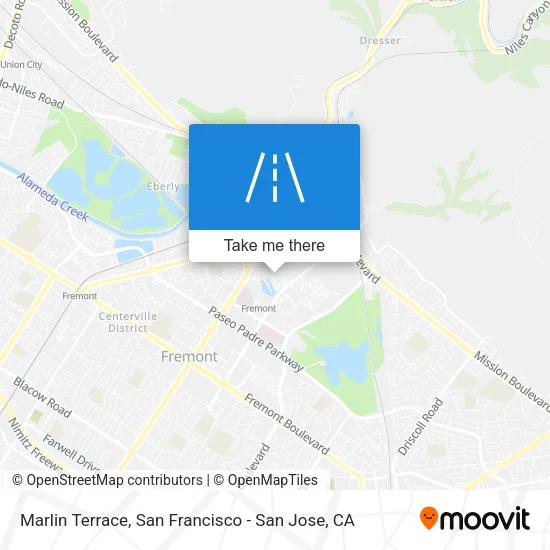 Marlin Terrace map