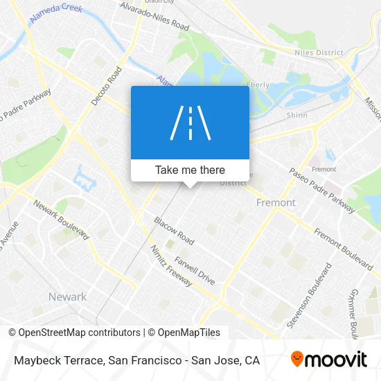 Mapa de Maybeck Terrace