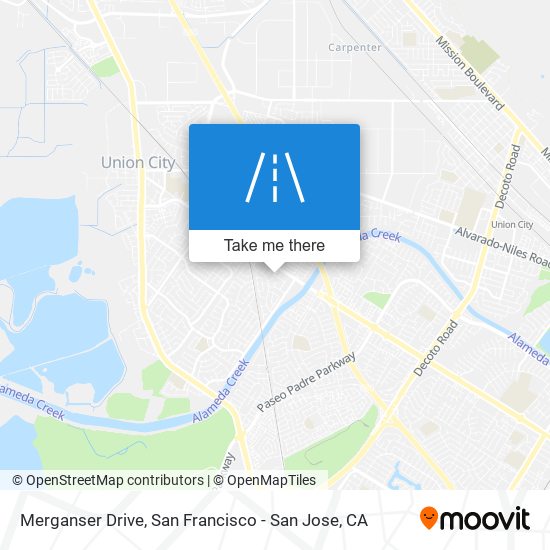 Merganser Drive map