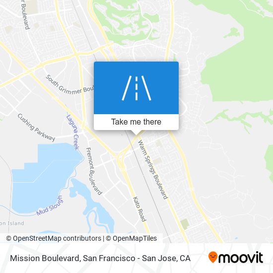 Mapa de Mission Boulevard