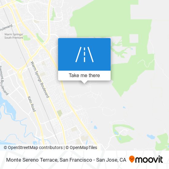 Monte Sereno Terrace map