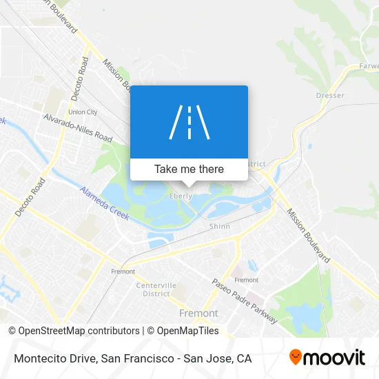 Montecito Drive map