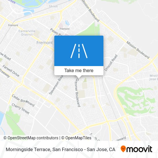 Morningside Terrace map