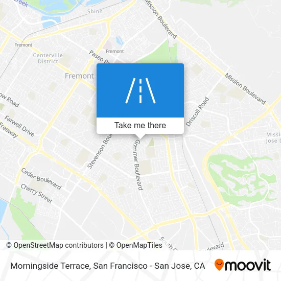 Mapa de Morningside Terrace