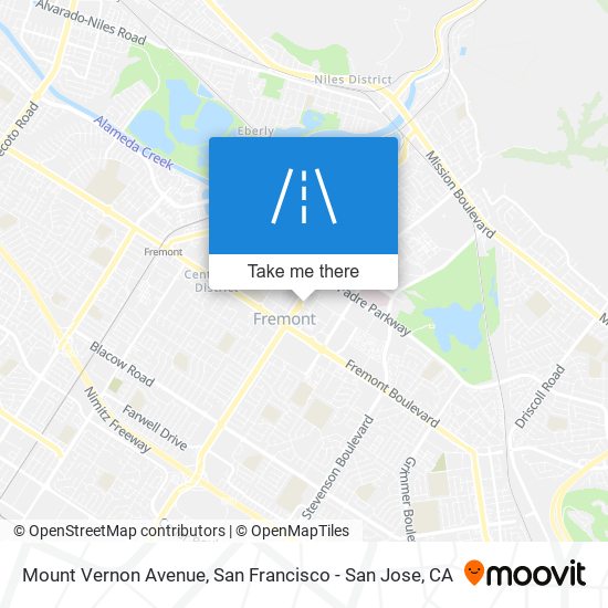 Mapa de Mount Vernon Avenue