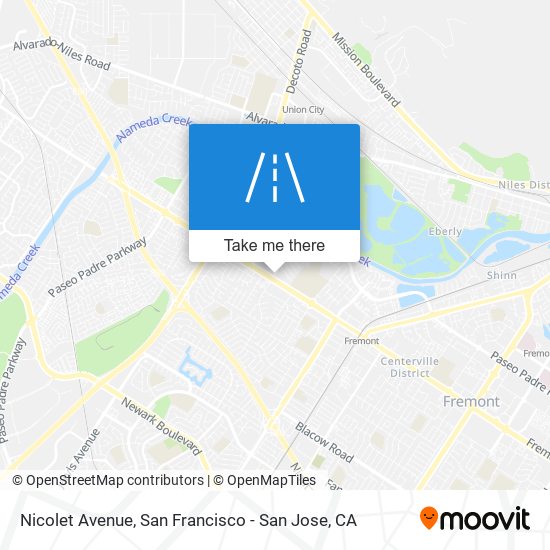 Mapa de Nicolet Avenue