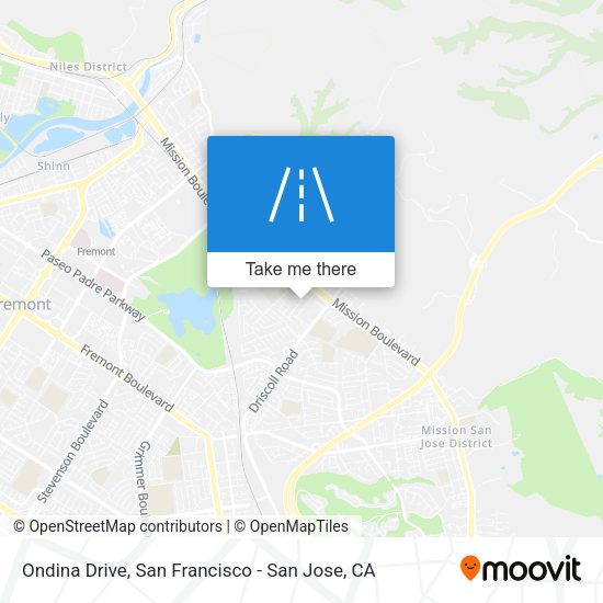 Mapa de Ondina Drive