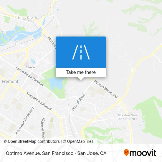 Optimo Avenue map