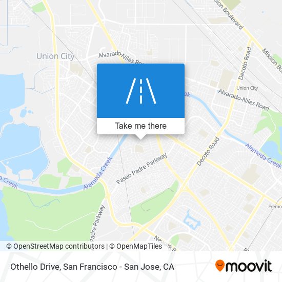 Othello Drive map
