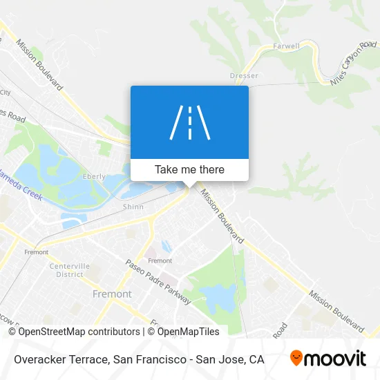 Overacker Terrace map
