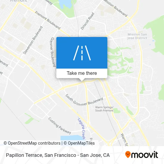 Papillon Terrace map