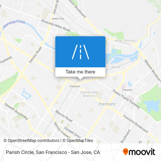 Mapa de Parish Circle