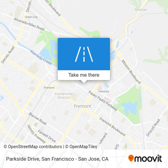 Mapa de Parkside Drive