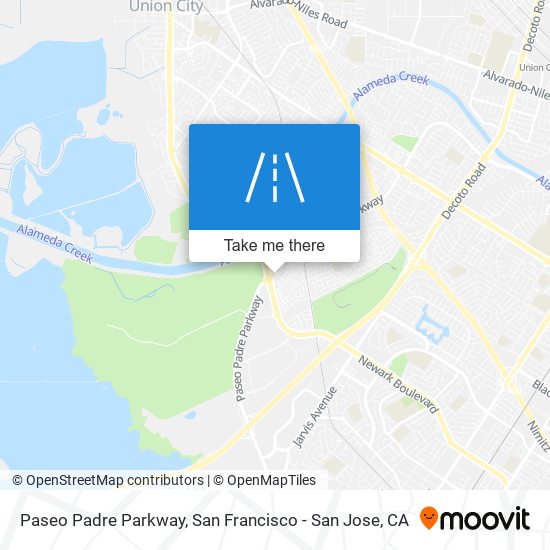 Paseo Padre Parkway map