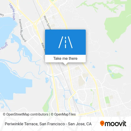 Periwinkle Terrace map