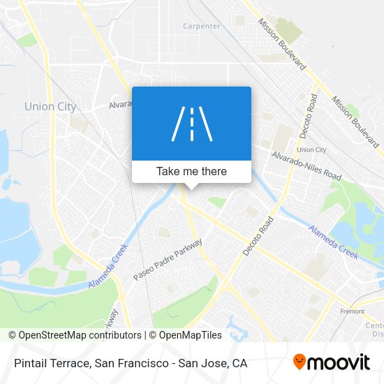 Mapa de Pintail Terrace