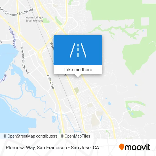 Plomosa Way map