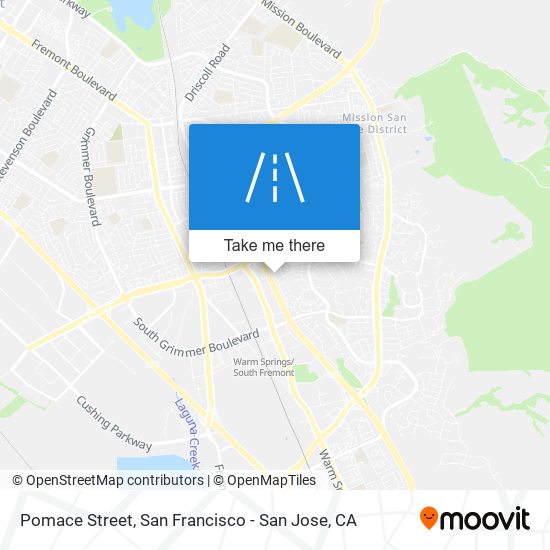 Pomace Street map