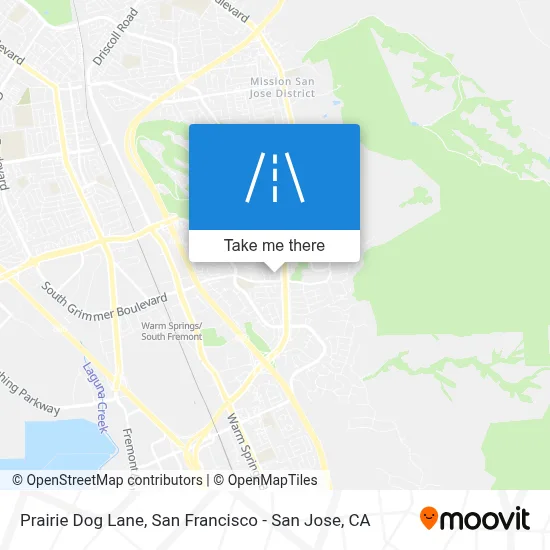 Prairie Dog Lane map