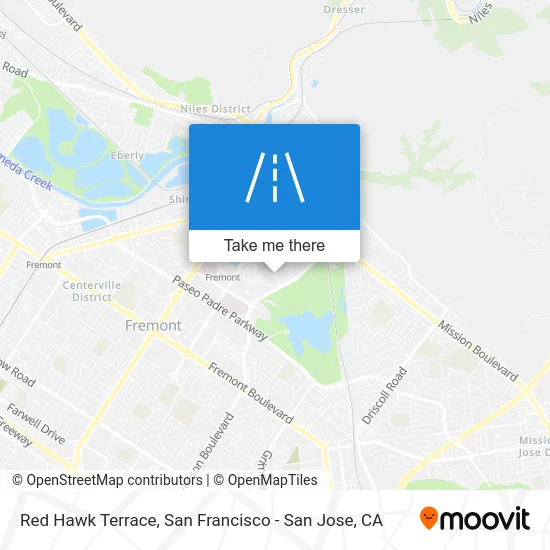 Red Hawk Terrace map