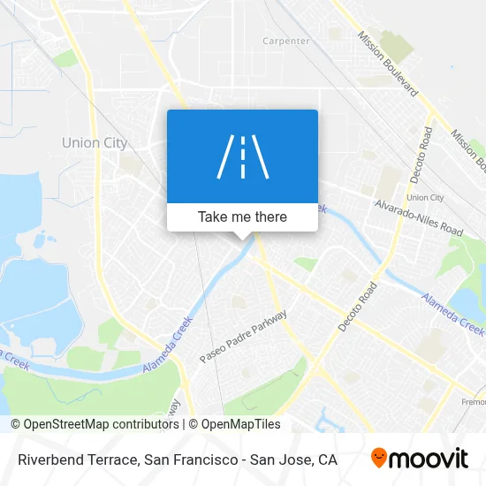 Riverbend Terrace map