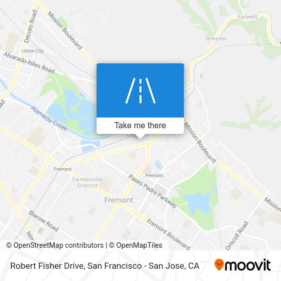 Robert Fisher Drive map