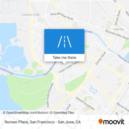 Romeo Place map