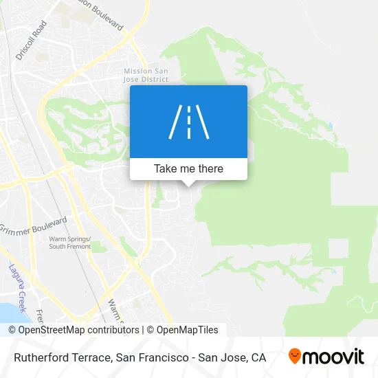 Rutherford Terrace map