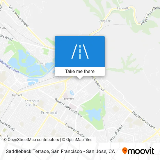 Saddleback Terrace map
