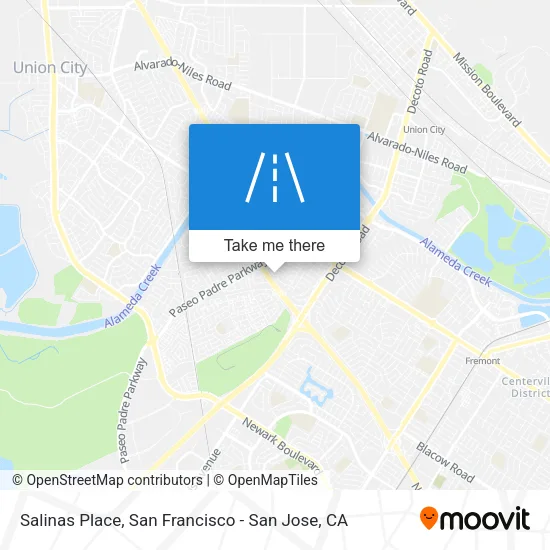 Salinas Place map