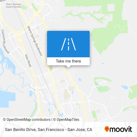 San Benito Drive map