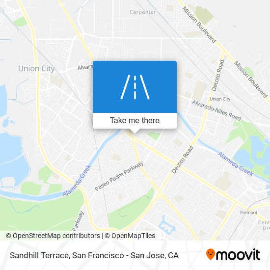 Mapa de Sandhill Terrace