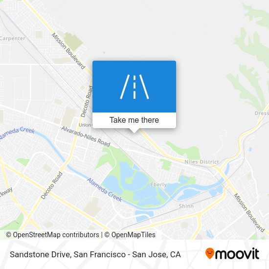 Mapa de Sandstone Drive